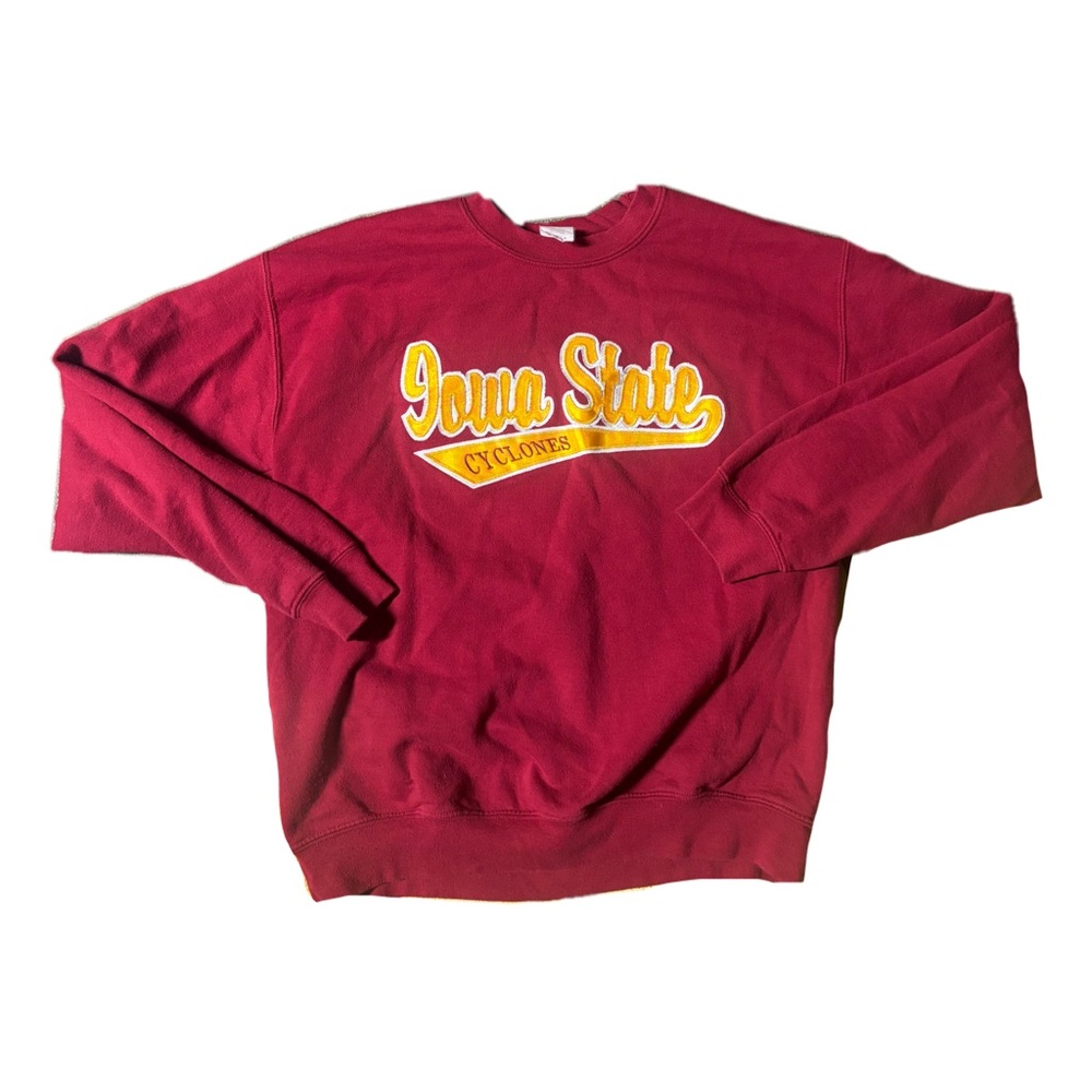 Vintage Iowa State Cyclones Men's Red Sweater